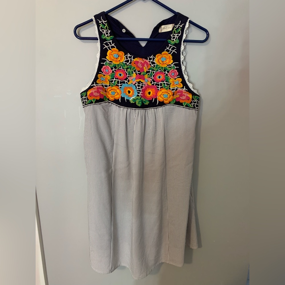 Altar’d State Floral & Striped Dress